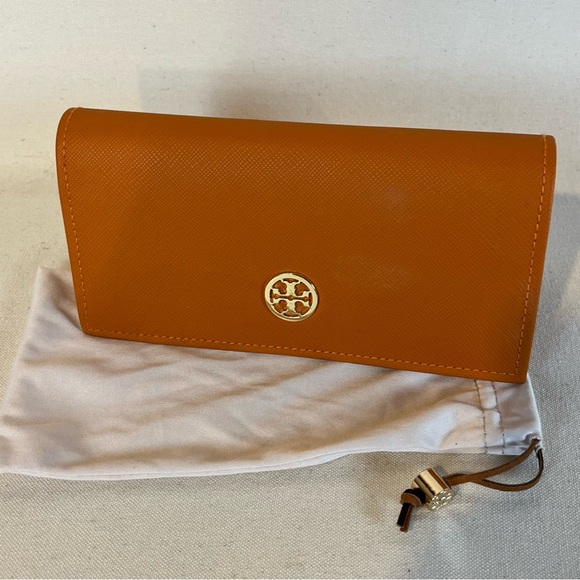 Tory Burch Glasses Case and Soft dust/cleaner bag - Picture 1 of 7